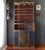 Rustic European Rustic Blue Painted 19th Century Romanian Step Back Cupboard Cabinet For Sale - Image 3 of 18