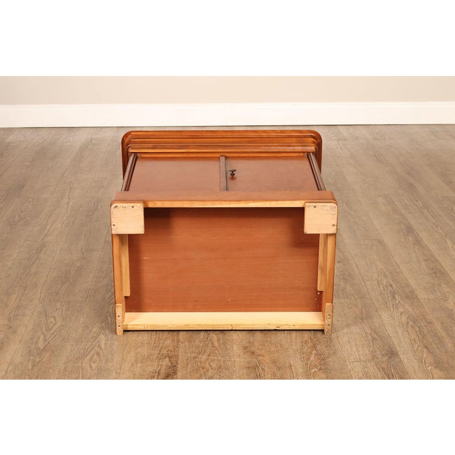 French Louis Philippe Style Cherry Nightstand For Sale - Image 17 of 18