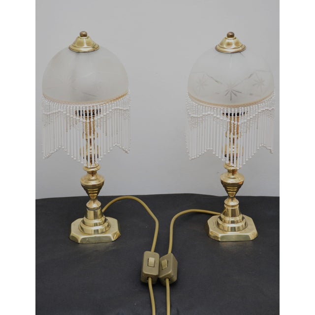 Victorian Brass Table Lamps, 1870, Set of 2 For Sale - Image 11 of 15
