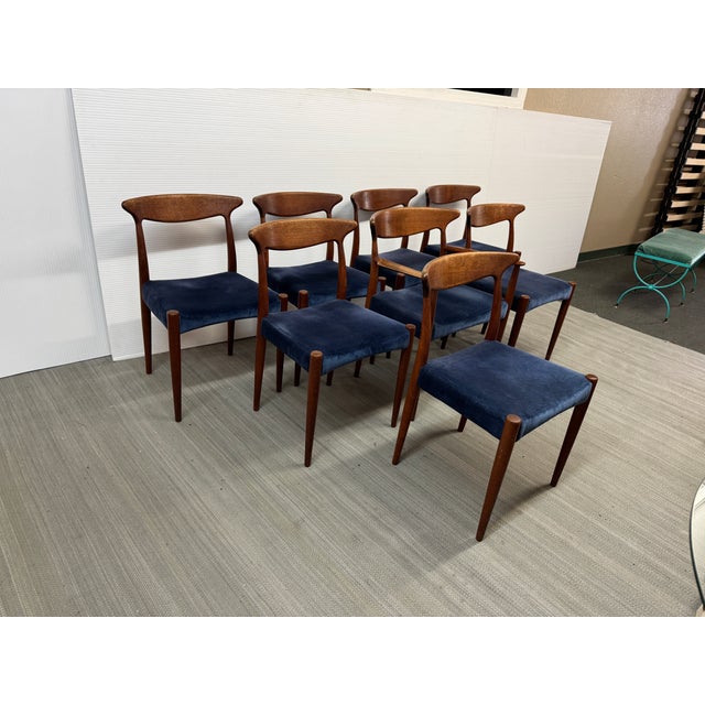Arne Hovmand-Olsen for Mogens Kold Møbelfabrik Dining Chairs, Set of Eight For Sale - Image 11 of 14