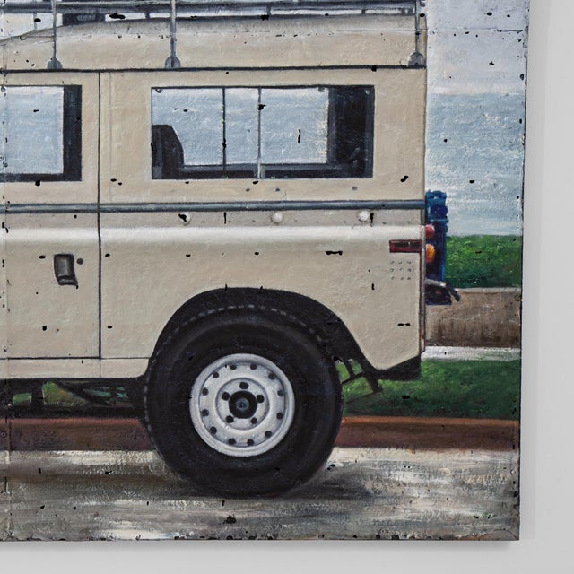 Metal Surfin’ Defender Collective Bap Vietnam Art Truck Steel Blue Beach Costal Earth For Sale - Image 7 of 11