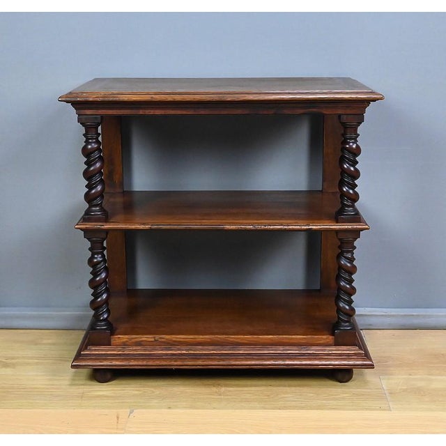 Louis XIII Style Oak Side Table, Early 20th Century For Sale - Image 6 of 14