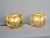 Two pairs of Alessandro Mendini 'Cubosferra' table lights. In excellent condition. No chips, cracks or scratches. This...