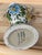 French Provincial Late 20th Century Hand-Painted Rouen Faience Pitcher With Floral Motifs and Ornate Handle. For Sale - Image 3 of 8