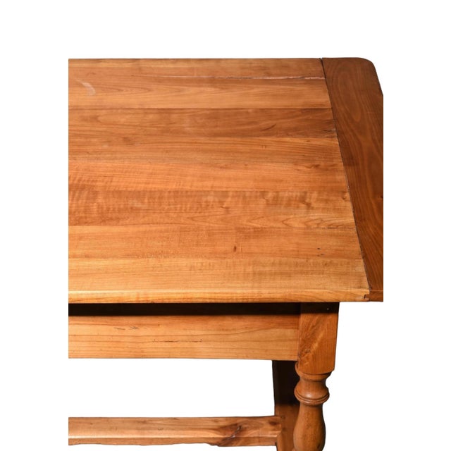 19th Century Walnut Louis Philippe Farm Table For Sale In San Antonio - Image 6 of 12