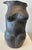 Large sculpture of female bust, signed and dated Sid K. 4-29-90 on back left thigh. Natural interiors.