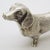 1950s Vintage Italian Handmade Genuine Silver Large Dachshund Dog Detailed Figurine For Sale - Image 5 of 10
