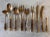 Bronze Vintage Jean-Claude Rosewood and Bronze Flatware and Servingware Set- 73 Pieces For Sale - Image 8 of 13
