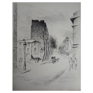 Maurice Asselin, Belleville à vol d’âme, 1937, Etching For Sale