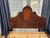 Wood Antique Walnut Full or Double Size Bed With Curved Footboard For Sale - Image 7 of 11