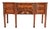 Maitland Smith Style French Regency Louis XVI Carved Mahogany and Burl Wood Sideboard Credenza For Sale