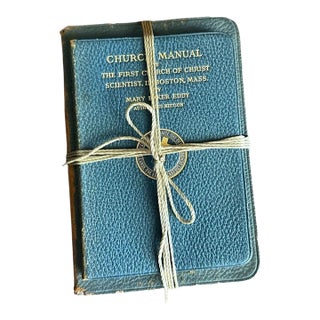 Antique and Vintage Dark Blue & Gold Book Bundle- Set of 3 For Sale
