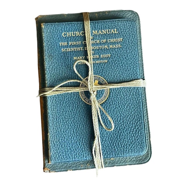 Antique and Vintage Dark Blue & Gold Book Bundle- Set of 3 For Sale