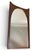 Mid-Century Modern Broyhill Brasilia Style Mid-Century Arch Mirror – Sculpted Walnut 21.5" X 42.5" For Sale - Image 3 of 4
