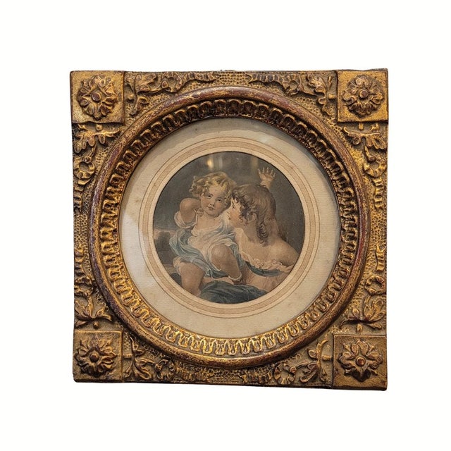 Sir Thomas Lawrence, The Calmady Children, 1800s, Watercolor Etching For Sale - Image 10 of 10