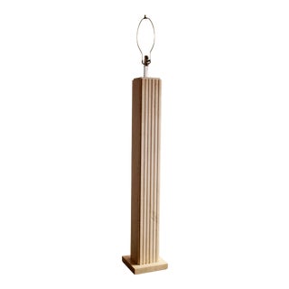 Mid-Century Modern Raymor Travertine Column Floor Lamp by Goffredo Reggani For Sale