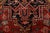 Red Heriz Rug 8’2” X 11’9” Red Wool Vintage Tribal Hand-Knotted Oriental Carpet For Sale - Image 8 of 15