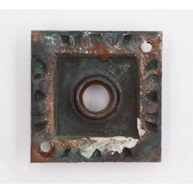 1890s Vernacular Bronze Entry Door Set For Sale - Image 10 of 10