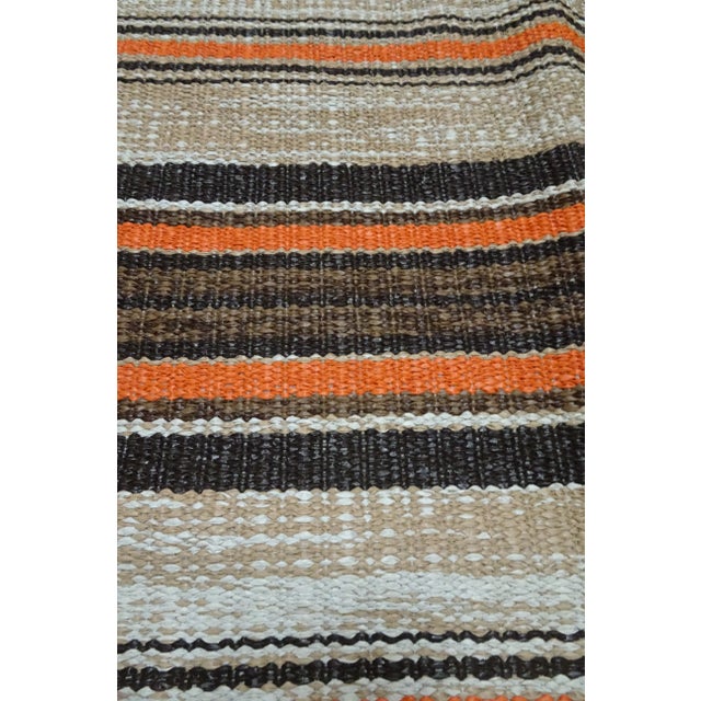 1950s Rag Rug Swedish Mid Century Vinyl For Sale - Image 5 of 8