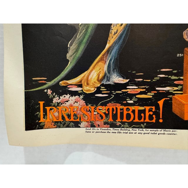 1919 Original Full-Page Color Advertisement, September, Fred L. Packer, Art Deco. For Sale - Image 4 of 7