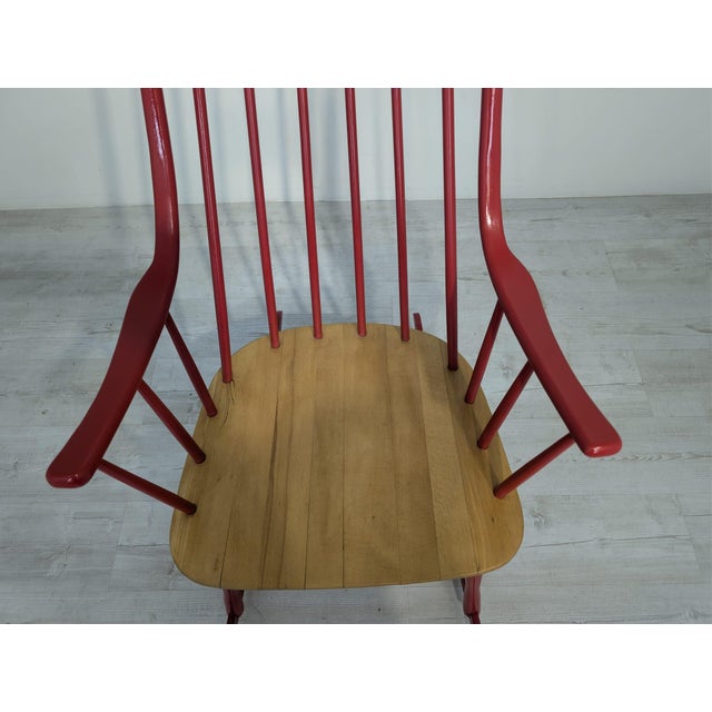 Lena Larsson Grandessa Rocking Chair by Lena Larsson for Nesto, 1960s For Sale - Image 4 of 13