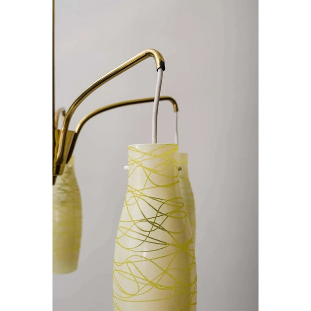 1960s Italian Chandelier with Original Glass, 1960s For Sale - Image 5 of 11