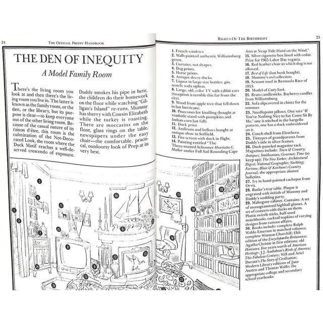 "The Official Preppy Handbook Uk Edition" 1981 Birnbach, Lisa [Edited By] For Sale - Image 13 of 16