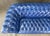 Early 21st Century Custom Cococo Home Blue Chesterfield Loveseat For Sale - Image 5 of 13