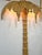 1970s Vintage Hollywood Regency Carved Wood Palm Tree Floor Lamp For Sale - Image 5 of 9