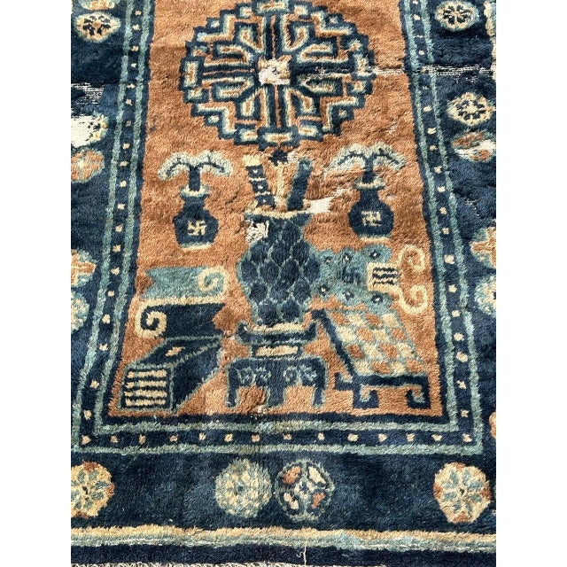 Antique Chinese Rug, 1890s For Sale - Image 11 of 18
