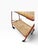 1950s Stitched Leather and Rattan Bar Cart by Jacques Adnet, 1950s For Sale - Image 5 of 14