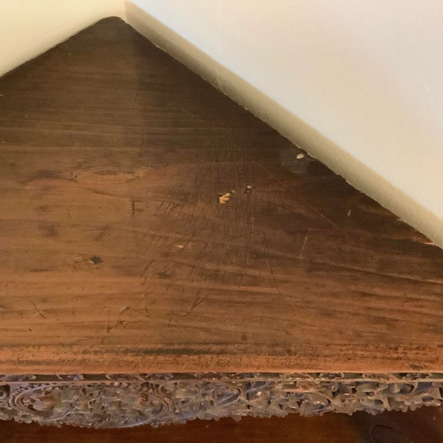 Mid 19th Century Antique Raj Period Corner Table For Sale - Image 9 of 12