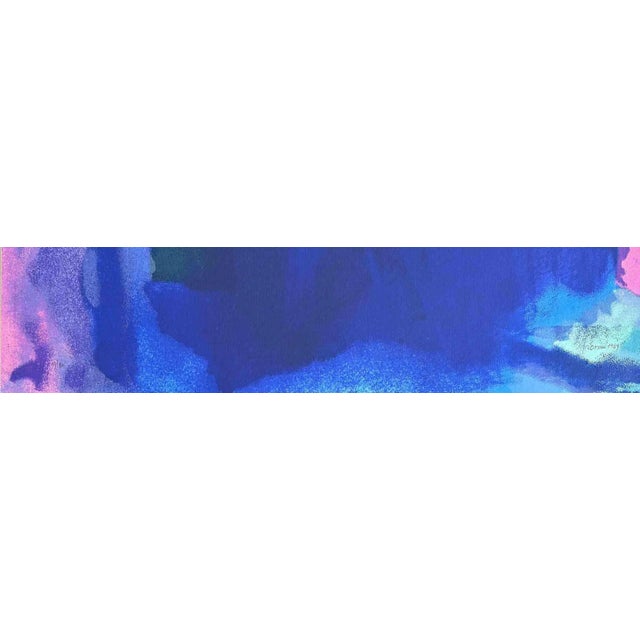 The visible of the invisible - Blue composition is an original contemporary artwork realized by Italo Bressan in 1989....