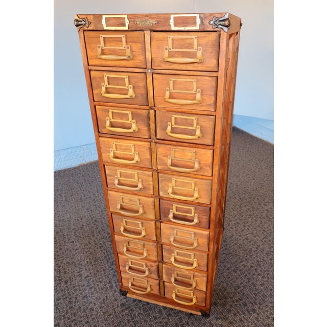 Remington Rand Vintage Remington Rand Guardsman Catalog Cabinet For Sale - Image 4 of 16