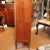 Chestnut Tall French Transitional Louis XV Style Narrow Cabinet For Sale - Image 8 of 12