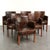 Vintage Grained Cowhide Leather Dining Chairs, Set of 6 For Sale - Image 17 of 17