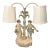 Vintage L&f Moreau Dual Lamp Collection Francaise Sculpture Figural Lamp Foundry Mark. Rare. For Sale