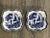 Late 18th Century Pair of Antique English Blue and White Chinoiserie Square Bowls by Caughley For Sale - Image 4 of 13