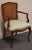 French Provincial Kindel Furniture French Provincial Cane Back Dining Arm Chair For Sale - Image 3 of 8