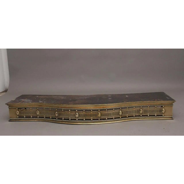 19th Century Brass Fender, 1850s For Sale - Image 9 of 9