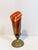 Early Murano Glass Free Form Abstract Blown, Cut, Glass Sculpture in Bronze Vase, c.1930s-1940s For Sale - Image 4 of 8