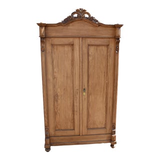 Pine Two Door Armoire, Hungary, Circa 1880 For Sale