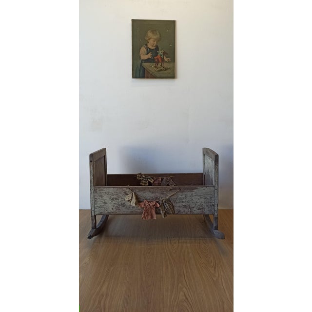 Vintage Cradle, 1930s For Sale - Image 6 of 18