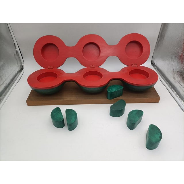 G. Levy, Alefbet Sculpture, 1980, Wood & Parchment For Sale - Image 6 of 14