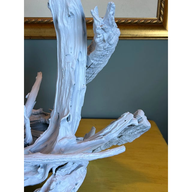 Vintage Mid-Century Modern Sculptural Driftwood Lamp For Sale - Image 11 of 13