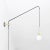 Metal Minimalist Modern Brass & Oxidized Steel Potence Wall Lamp from Balance Lamp For Sale - Image 7 of 7