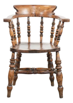 Antique English Captain's Chair, 1800s