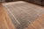 Magnificent Large Size Geometric Design Grey Color Modern Contemporary Area Rug, Country Of Origin: Central Asia, Circa...