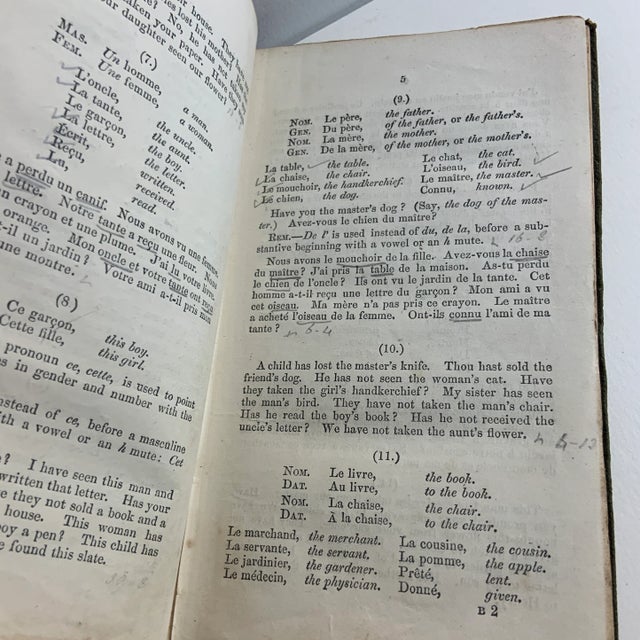 1863 Little Boy's French Book For Sale - Image 4 of 9