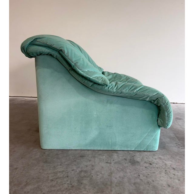 Postmodern Postmod Ekornes Seafoam Lounge Chair For Sale - Image 3 of 14